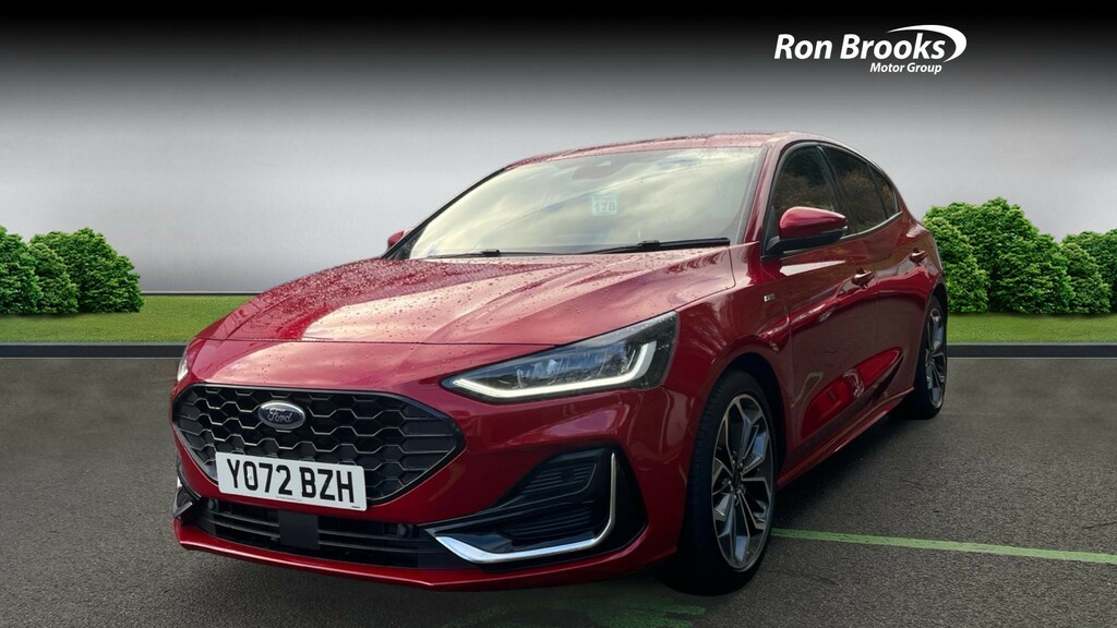 Ford Focus 1.0T Ecoboost Mhev St-line YO72BZH Red #3