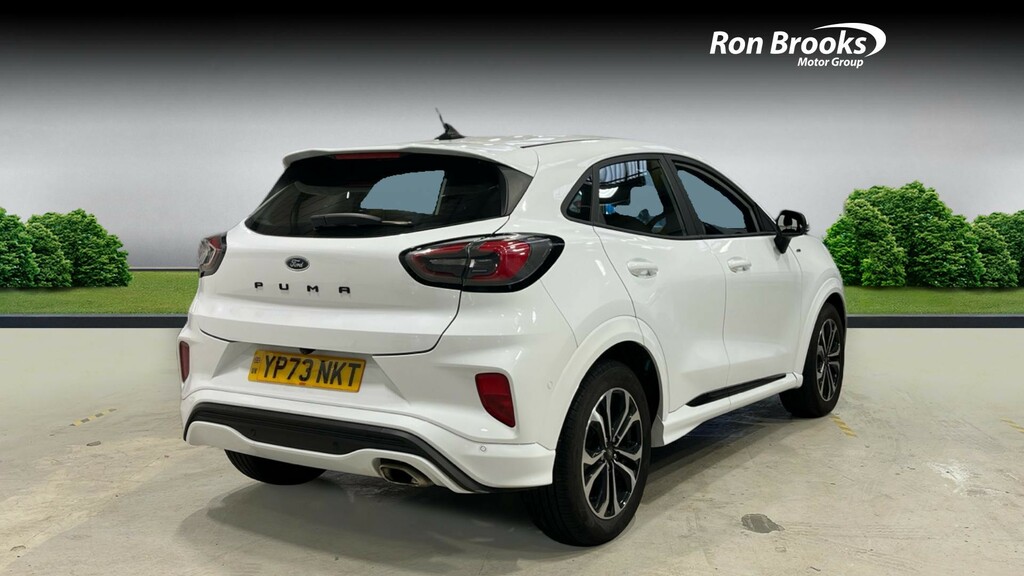 Ford Puma 1.0T Ecoboost Mhev St-line YP73NKT White #2