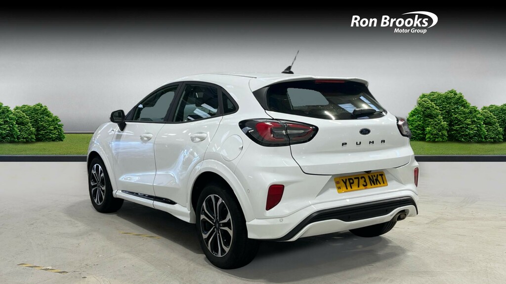 Ford Puma 1.0T Ecoboost Mhev St-line YP73NKT White #4