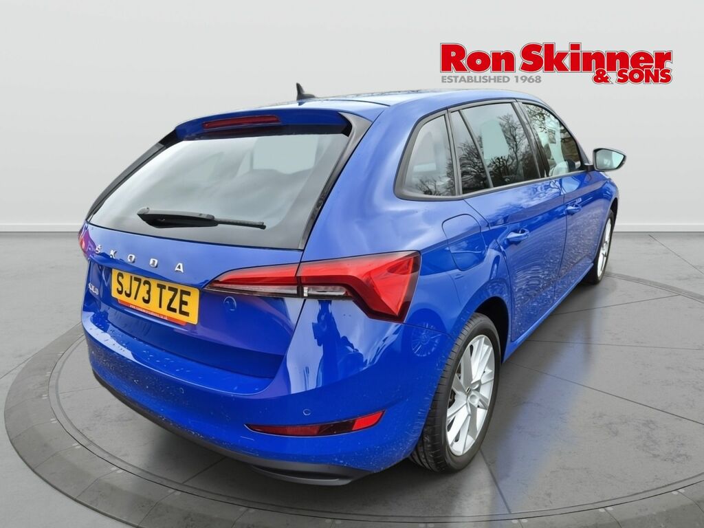 Skoda Scala 1.0 Tsi Se L Hatchback Euro 6 S SJ73TZE Blue #3