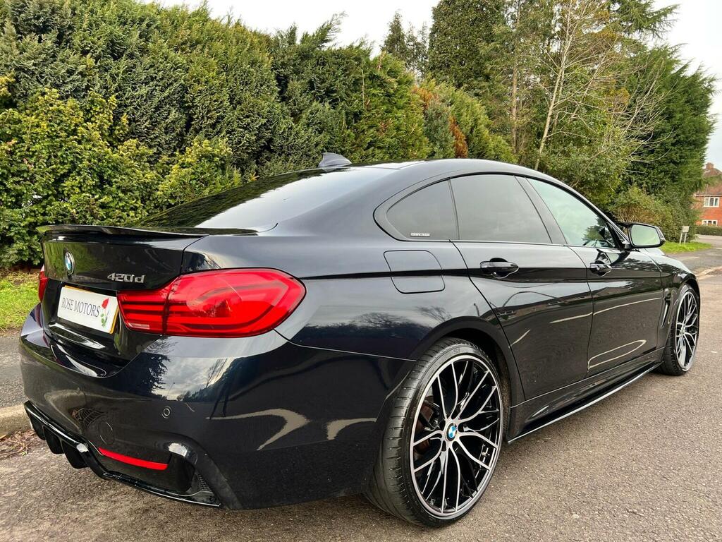 BMW 4 Series Gran Coupe 2.0 420D M Sport Euro 6 Ss Black #6