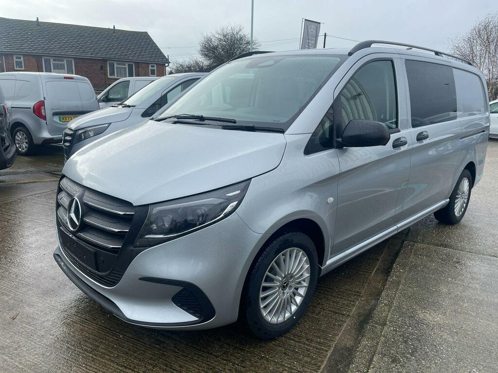 Mercedes-Benz Vito 2.0 116 Cdi Pro Crew Van G-tronic Rwd L2 Euro 6 S Silver #4