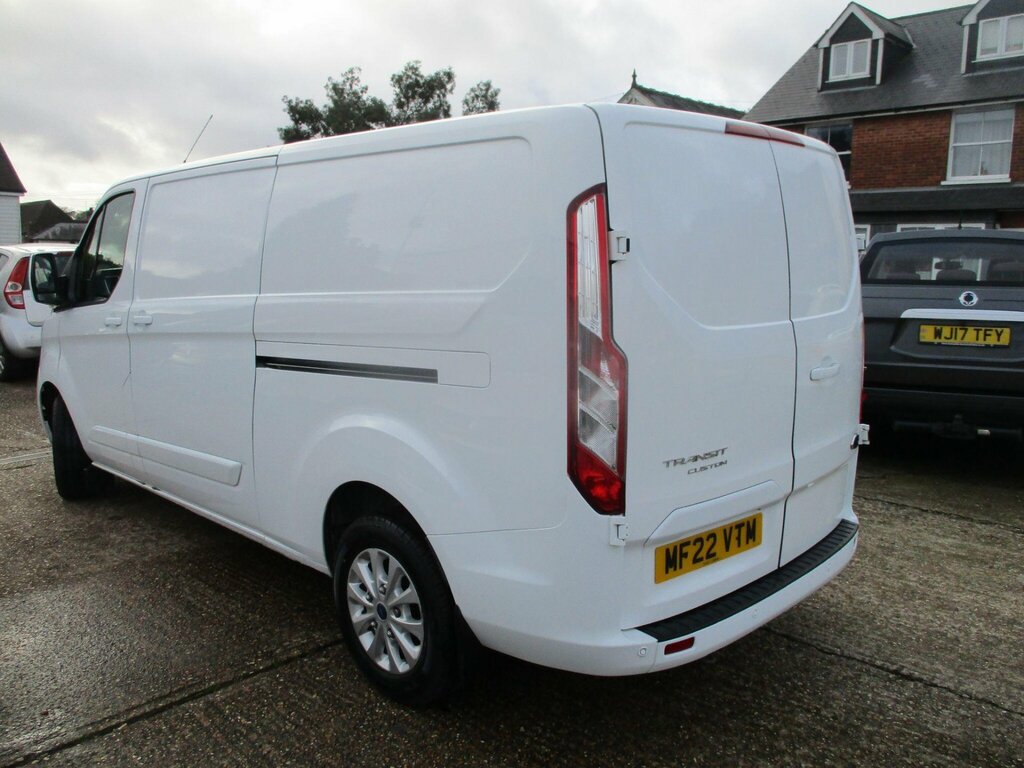 Ford Transit Custom 2.0 300 Ecoblue Limited L2 H1 Euro 6 Ss MF22VTM White #3