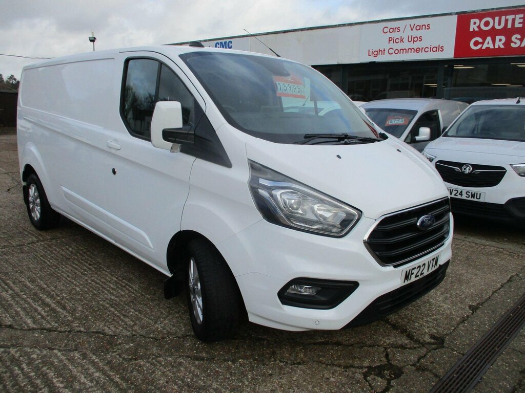 Ford Transit Custom 2.0 300 Ecoblue Limited L2 H1 Euro 6 Ss MF22VTM White #6