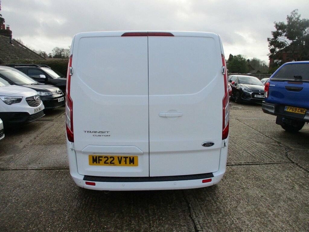 Ford Transit Custom 2.0 300 Ecoblue Limited L2 H1 Euro 6 Ss MF22VTM White #4