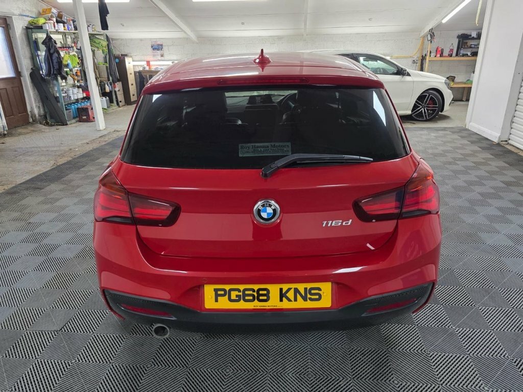 BMW 1 Series 1.5 116D M Sport Shadow Edition Hatchback Dies PG68KNS Red #5