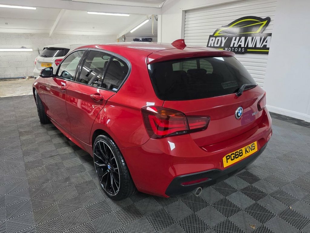 BMW 1 Series 1.5 116D M Sport Shadow Edition Hatchback Dies PG68KNS Red #4