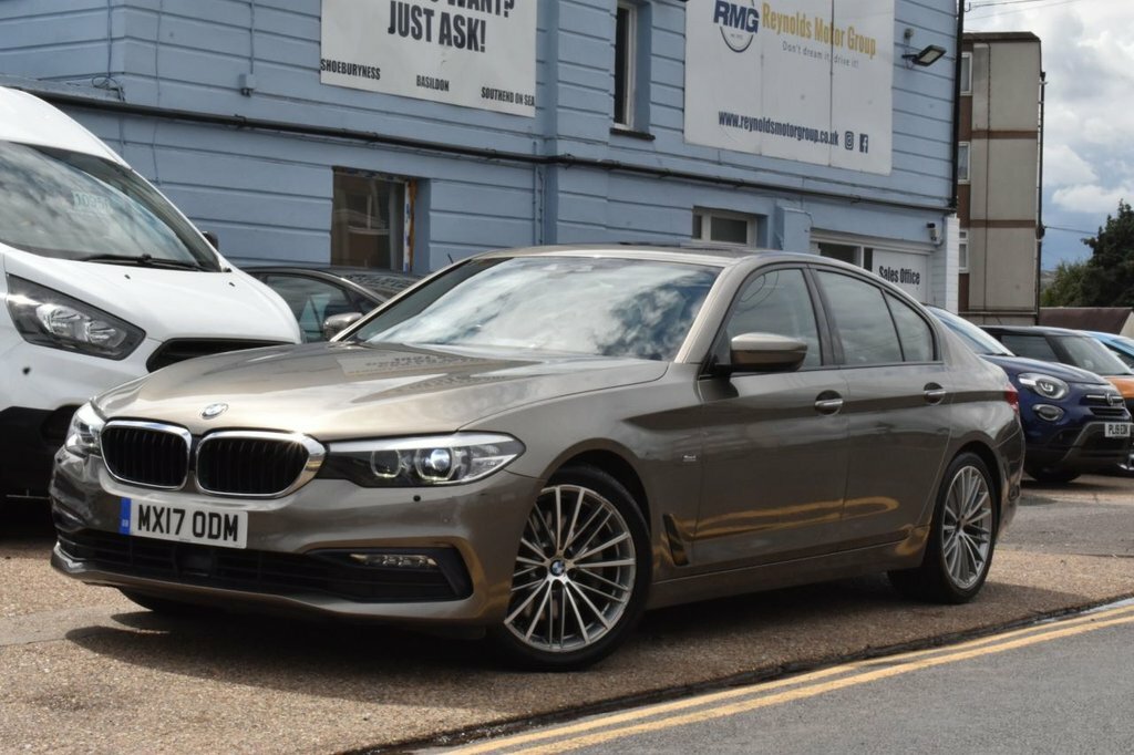 BMW 5 Series Saloon MX17ODM Brown #5