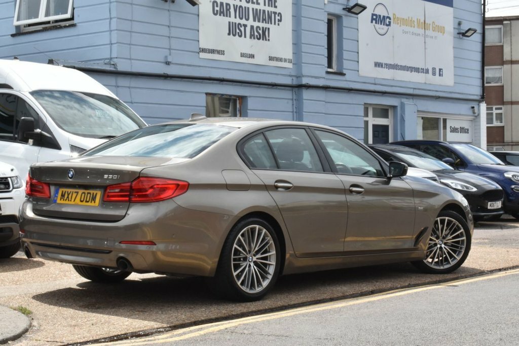 BMW 5 Series Saloon MX17ODM Brown #3