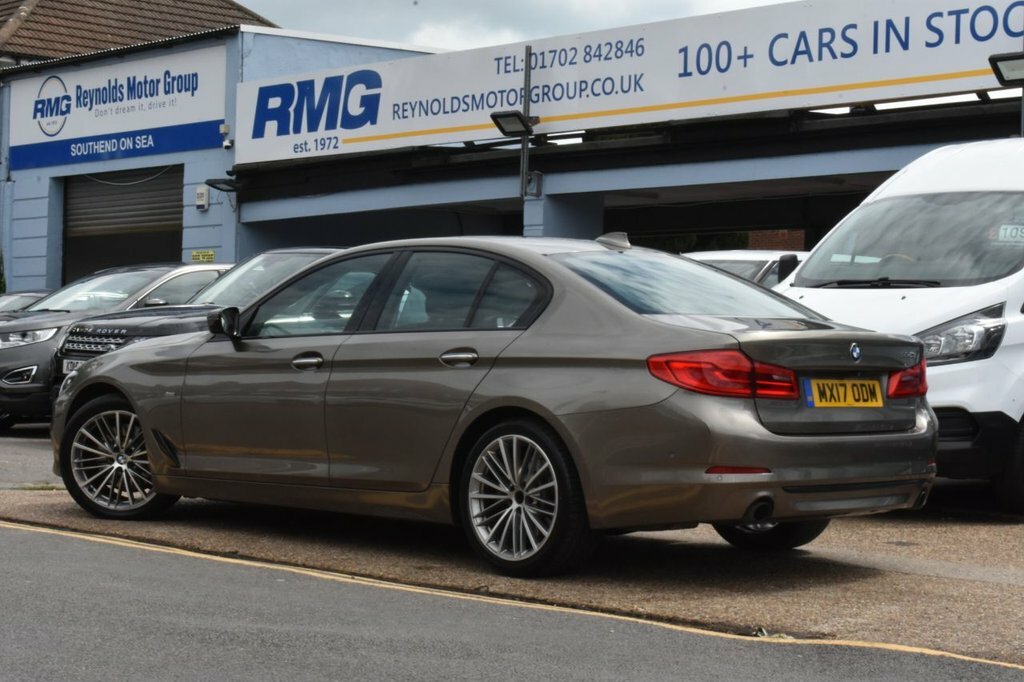 BMW 5 Series Saloon MX17ODM Brown #4