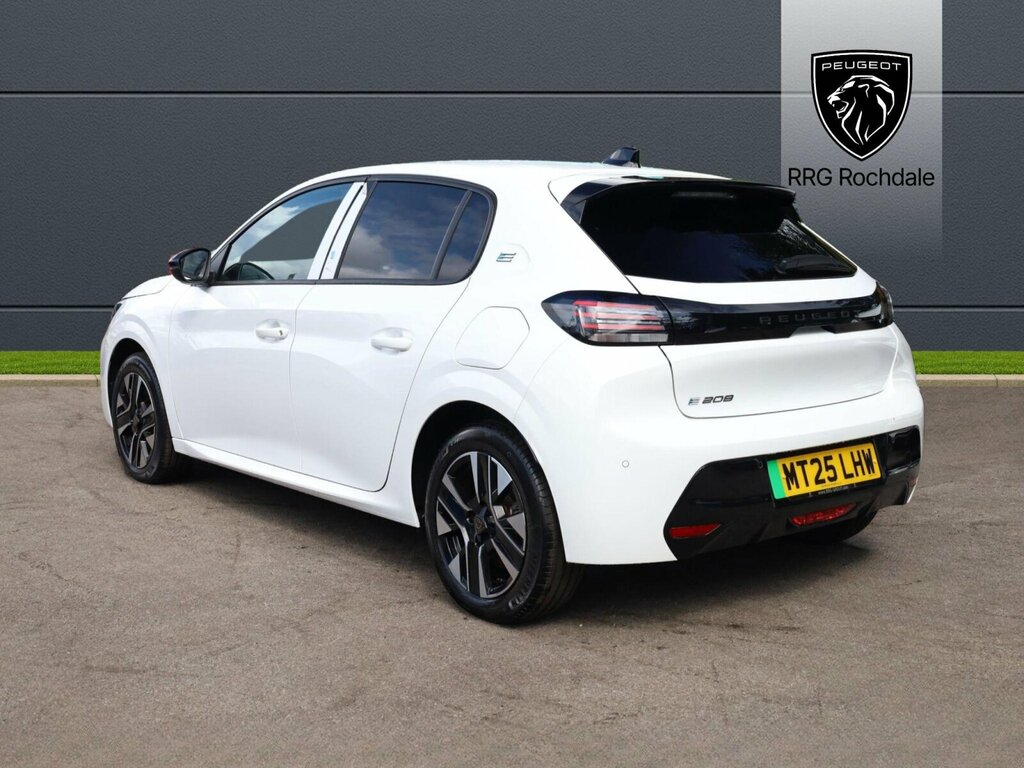 Peugeot e-208 50Kwh Allure 7.4Kw Charger MT25LHW White #4