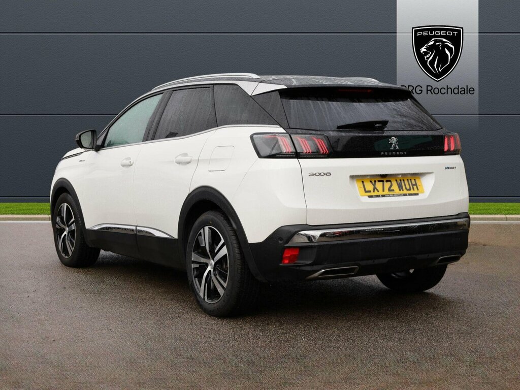 Peugeot 3008 1.6 13.2Kwh Gt Suv Plug-in Hybrid E-eat LX72WUH White #4