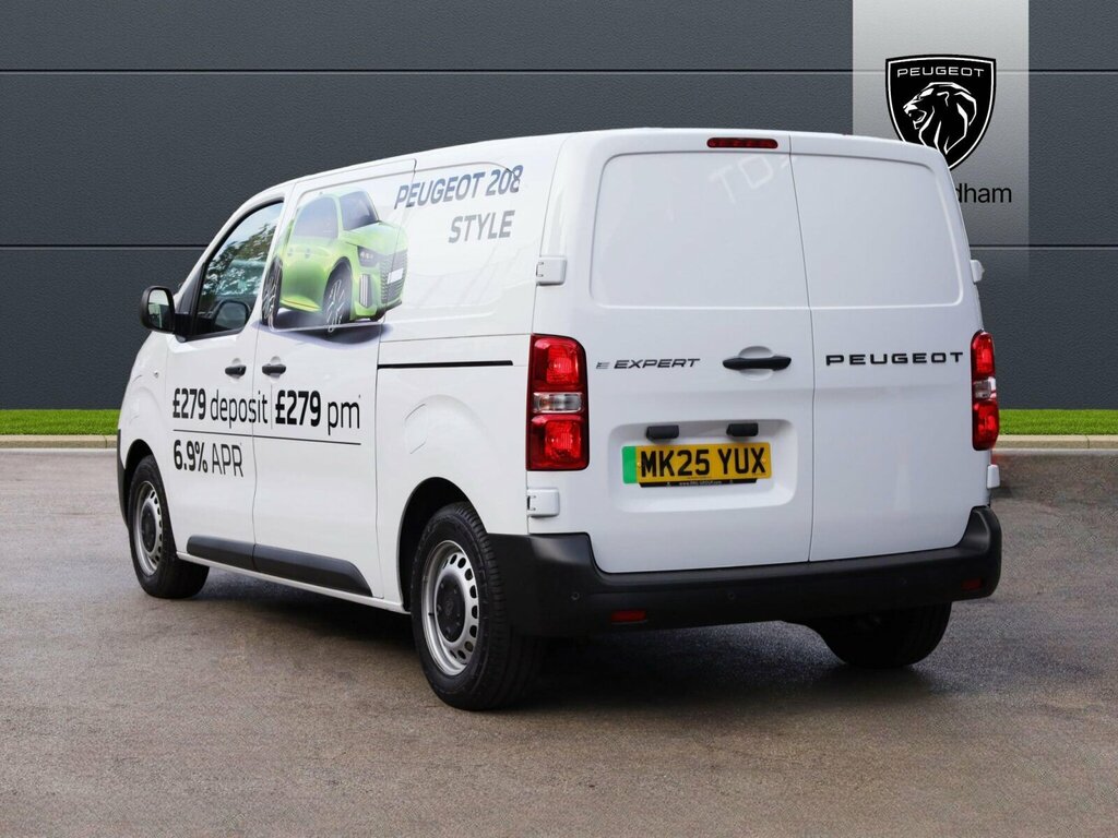 Peugeot E-Expert E 1000 75Kwh Professional Standard Panel Van White #4