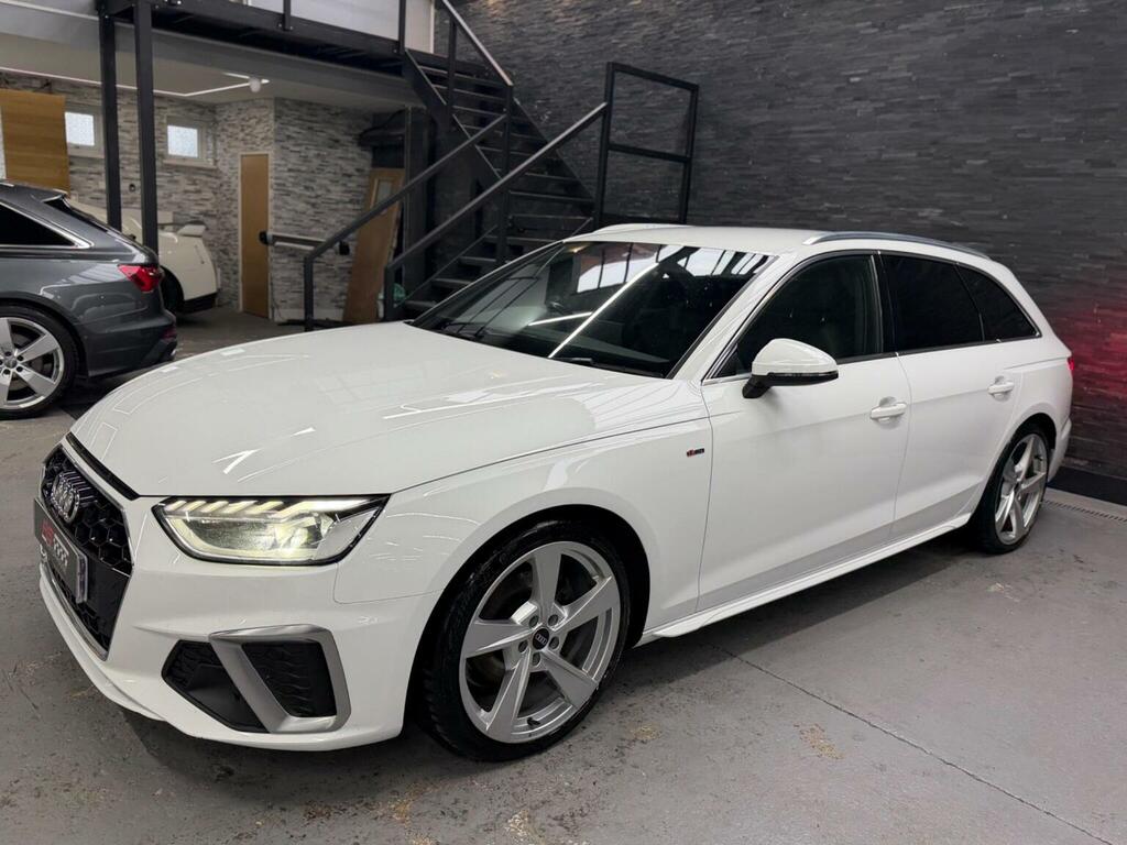Audi A4 Avant 2.0 Tdi 35 S Line S Tronic Euro 6 Ss 2022 WG22WYL White #5