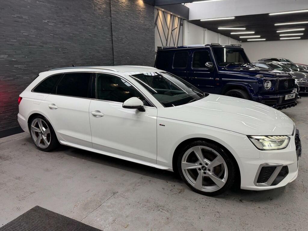 Audi A4 Avant 2.0 Tdi 35 S Line S Tronic Euro 6 Ss 2022 WG22WYL White #3