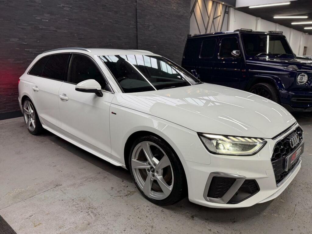 Audi A4 Avant 2.0 Tdi 35 S Line S Tronic Euro 6 Ss 2022 WG22WYL White #2