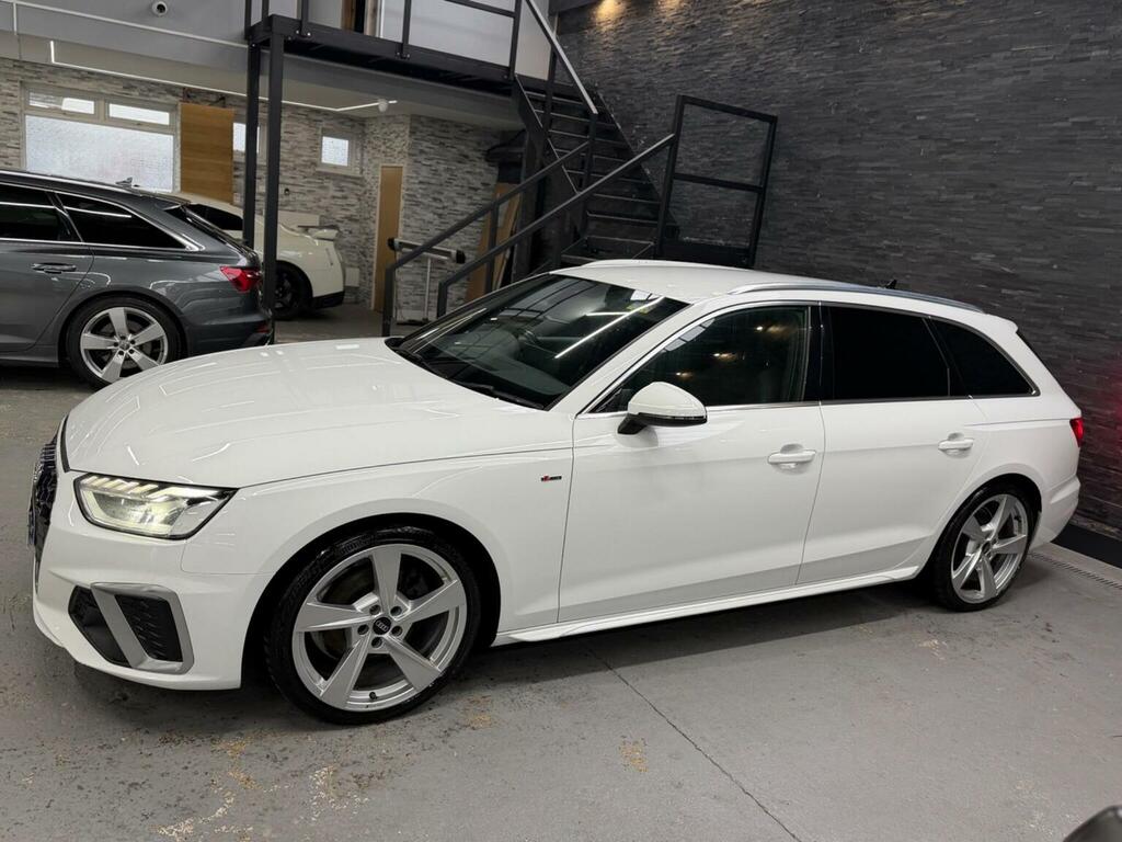 Audi A4 Avant 2.0 Tdi 35 S Line S Tronic Euro 6 Ss 2022 WG22WYL White #6