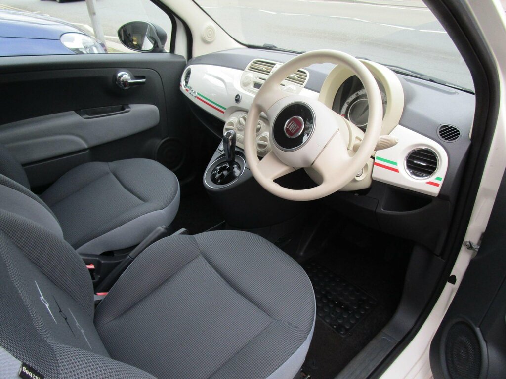 Fiat 500 1.2 Pop Dualogic Euro 6 Ss DY64ZKG White #6
