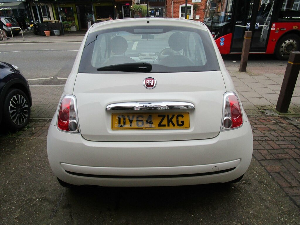Fiat 500 1.2 Pop Dualogic Euro 6 Ss DY64ZKG White #2
