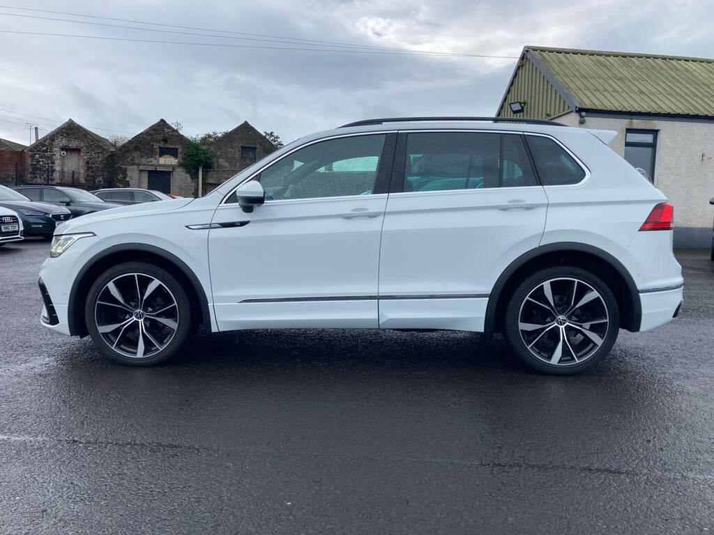 Volkswagen Tiguan 2.0 Tdi R-line Dsg VN21FKU White #5