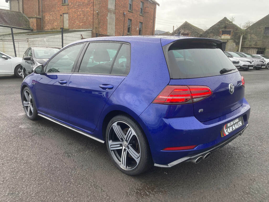 Volkswagen Golf 2.0 Tsi 310 R 4Motion Dsg VX18XAE Blue #5