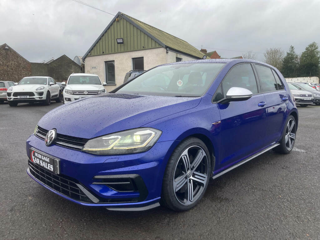 Volkswagen Golf 2.0 Tsi 310 R 4Motion Dsg VX18XAE Blue #3