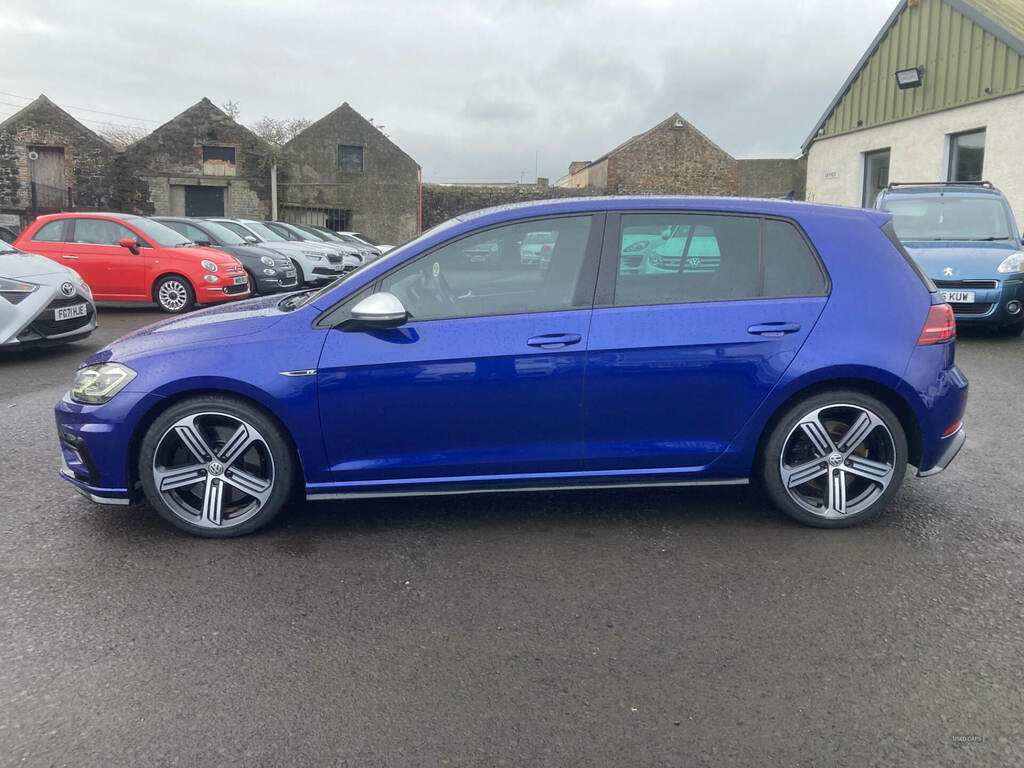 Volkswagen Golf 2.0 Tsi 310 R 4Motion Dsg VX18XAE Blue #4