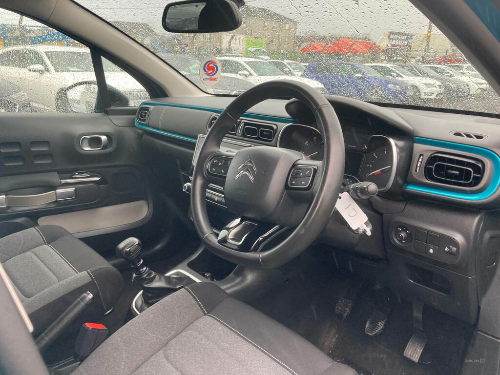 Citroen C3 1.5 Bluehdi Shine Plus SX22EVF Blue #6