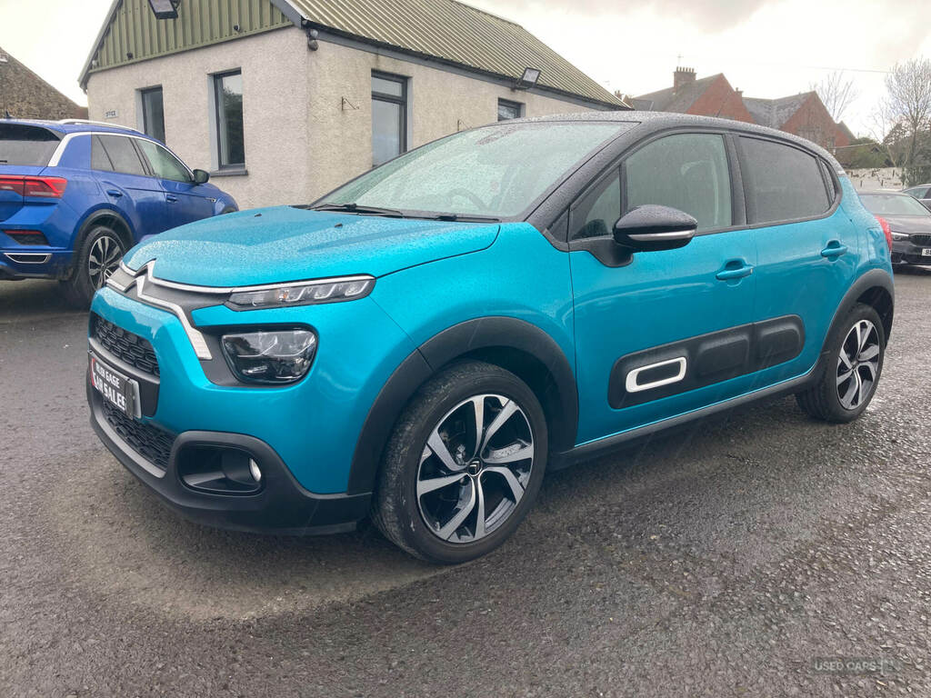 Citroen C3 1.5 Bluehdi Shine Plus SX22EVF Blue #4