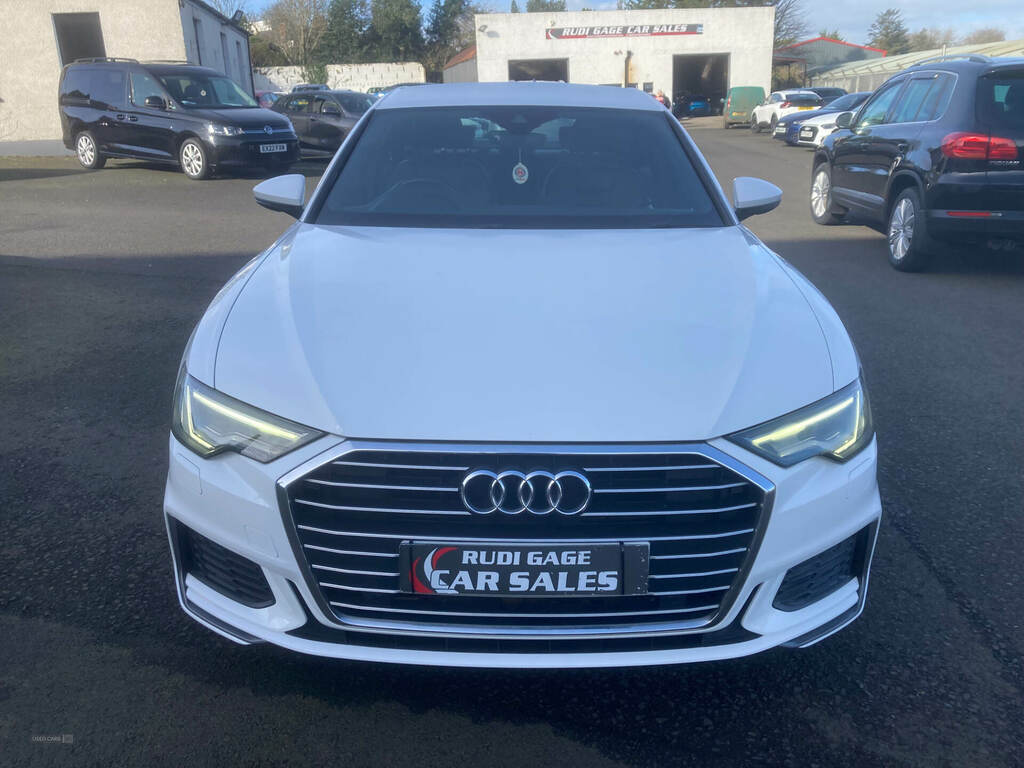 Audi A6 40 Tdi S Line S Tronic AD19TGZ White #2