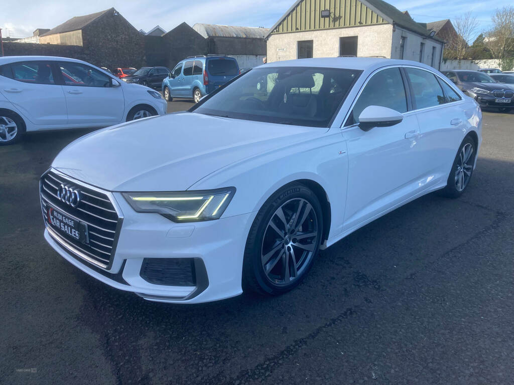 Audi A6 40 Tdi S Line S Tronic AD19TGZ White #3