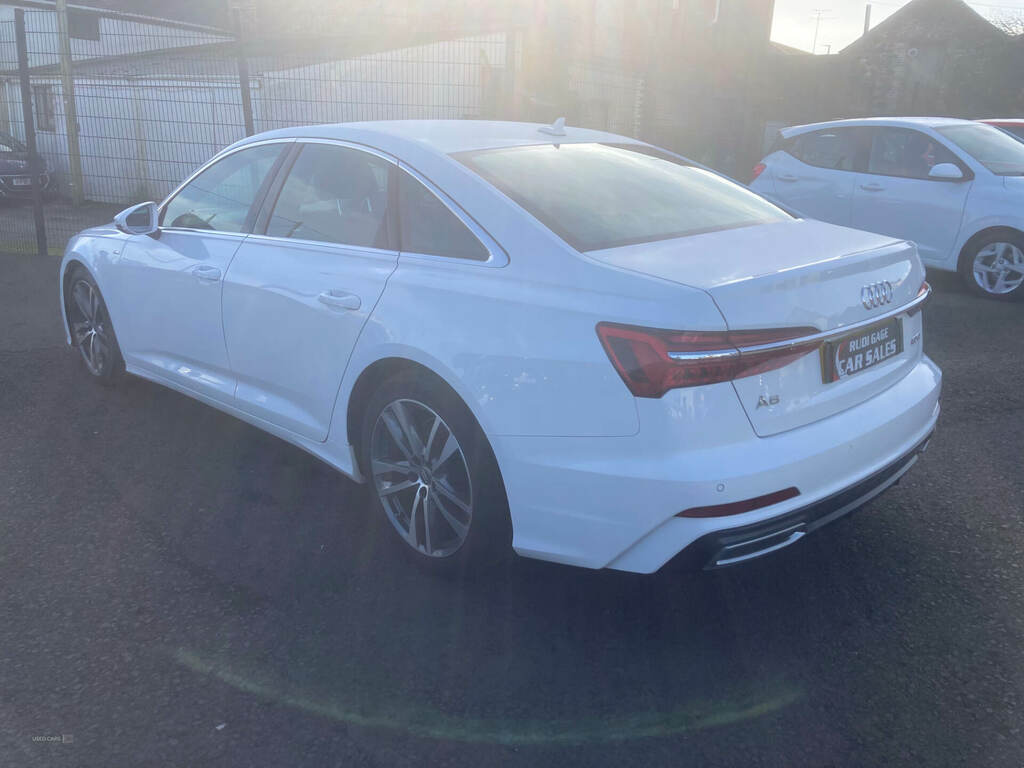 Audi A6 40 Tdi S Line S Tronic AD19TGZ White #5