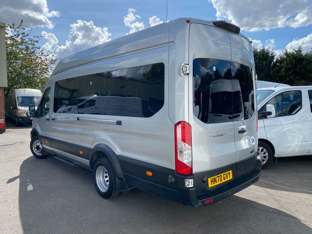 Ford Transit Custom Minibus 2.0 460 Ecoblue Leader 202070 HN70GVY Silver #4