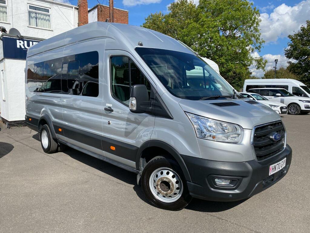 Ford Transit Custom Minibus 2.0 460 Ecoblue Leader 202070 HN70GVY Silver #2