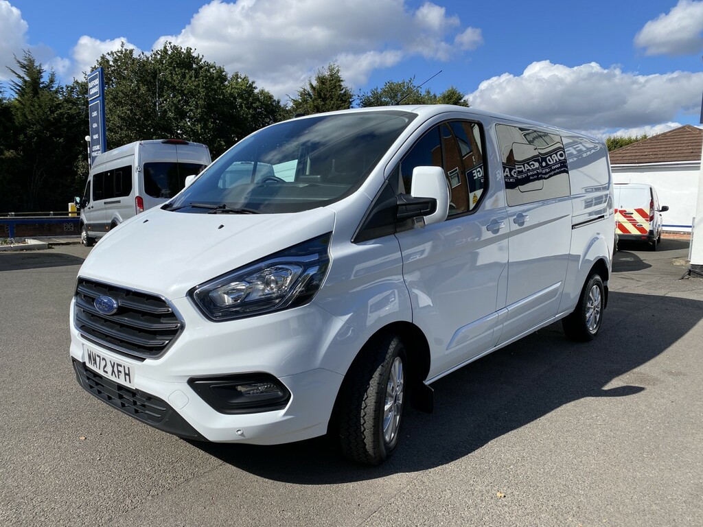 Ford Transit Custom Combi Van 2.0 Transit Custom Limited Dciv 320 L2 2 WM72XFH White #6