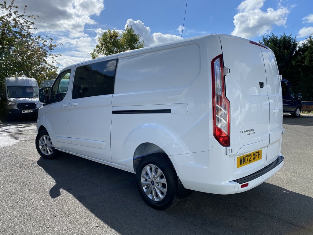 Ford Transit Custom Combi Van 2.0 Transit Custom Limited Dciv 320 L2 2 WM72XFH White #4