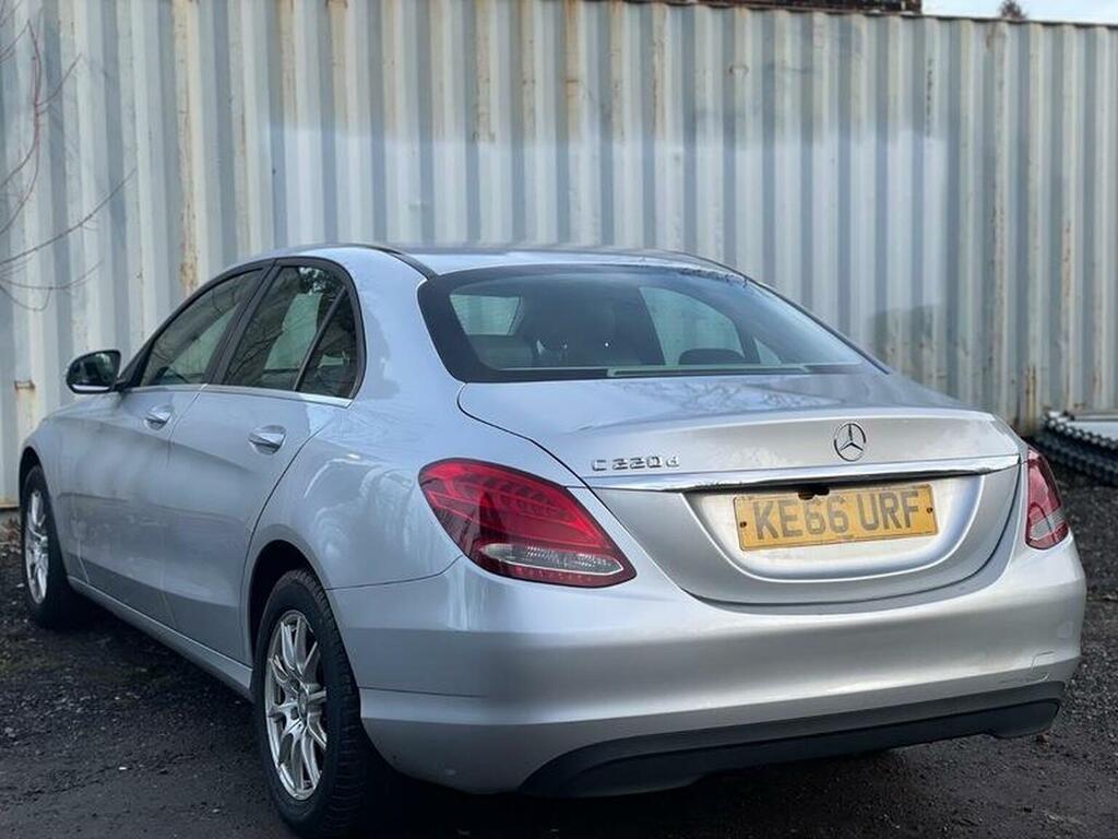 Mercedes-Benz C Class Saloon 2.1 C220d Se Euro 6 Ss 201766 KE66URF Silver #6