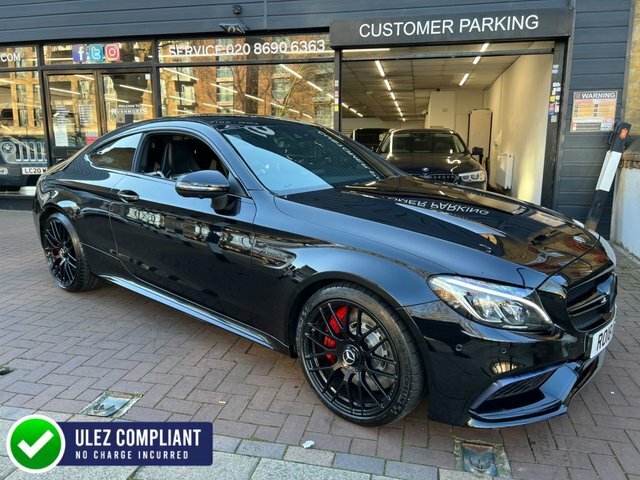 Mercedes-Benz C Class 2018 4.0 C63 V8 Biturbo Amg S Premium Coupe Black