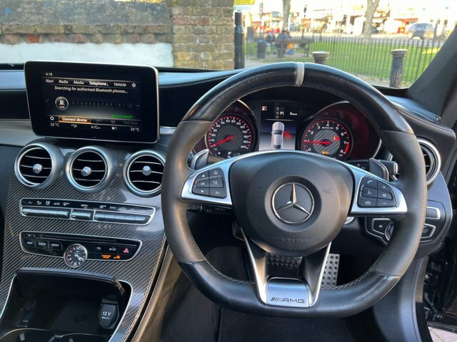 Mercedes-Benz C Class 2018 4.0 C63 V8 Biturbo Amg S Premium Coupe RO18ONT Black #2