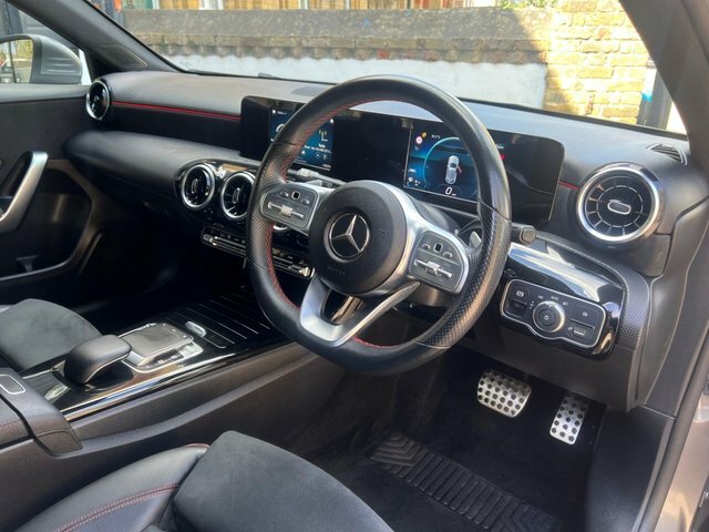 Mercedes-Benz A Class 2018 1.3 A200 Amg Line Hatchback 7G-dct GY68BYT Grey #2