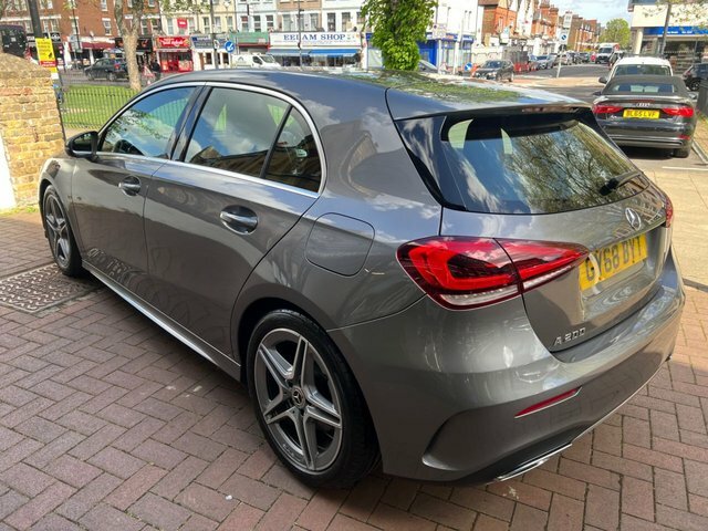 Mercedes-Benz A Class 2018 1.3 A200 Amg Line Hatchback 7G-dct GY68BYT Grey #3
