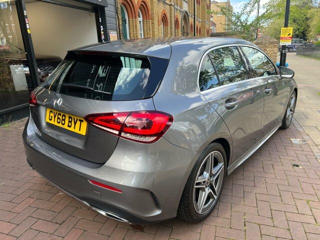 Mercedes-Benz A Class 2018 1.3 A200 Amg Line Hatchback 7G-dct GY68BYT Grey #4