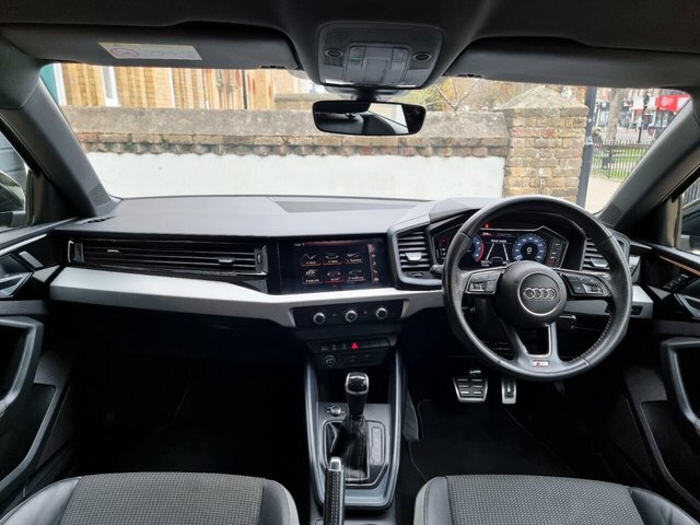 Audi A1 2019 1.0 Tfsi 30 S Line Sportback S Tro WO19PFX Black #2