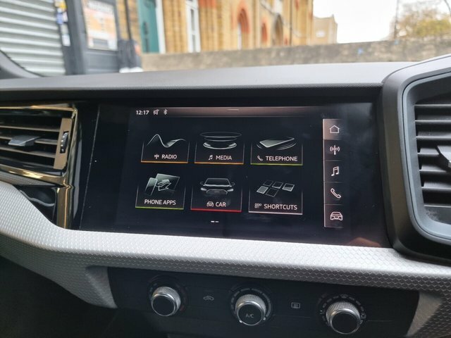 Audi A1 2019 1.0 Tfsi 30 S Line Sportback S Tro WO19PFX Black #3