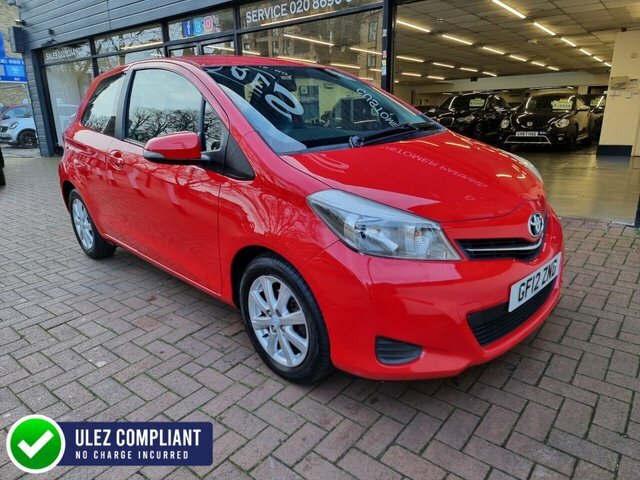 Toyota Yaris 2012 1.0 Vvt-i Tr Hatchback Euro Red