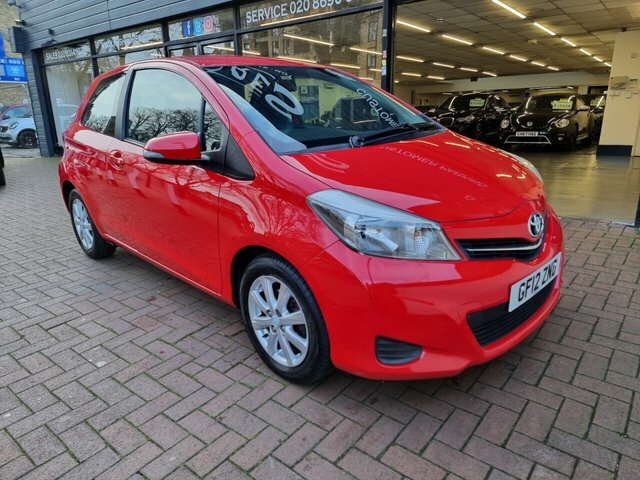 Toyota Yaris 2012 1.0 Vvt-i Tr Hatchback Euro GF12ZND Red #5