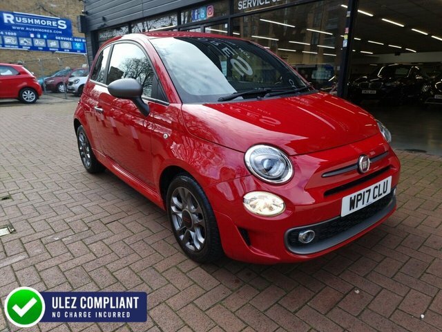 Fiat 500 2017 1.2 S Hatchback Euro 6 Ss Red