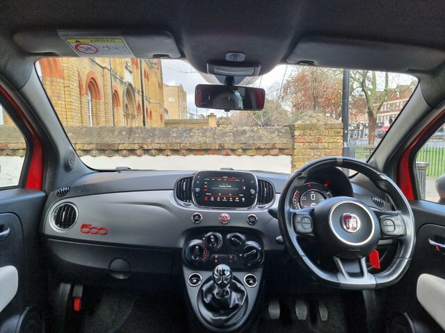 Fiat 500 2017 1.2 S Hatchback Euro 6 Ss WP17CLU Red #2