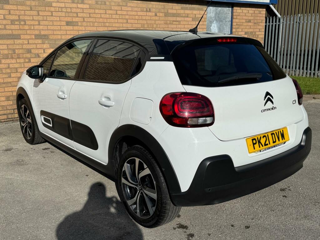 Citroen C3 1.2 Puretech Shine Plus Euro 6 Ss PK21DVW White #3