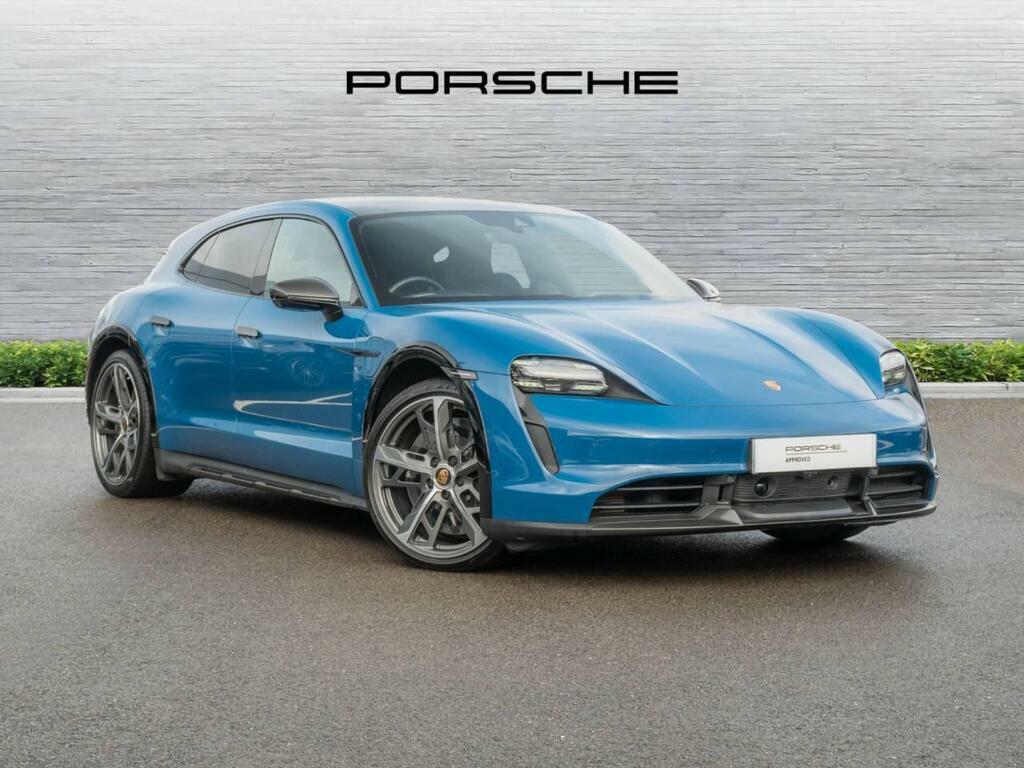Porsche Taycan Turbo S Cross Turismo Blue